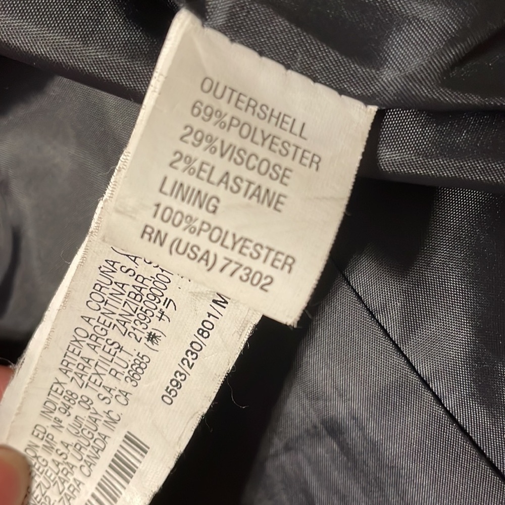 Zara basic coat with belt - Picture 6 of 6